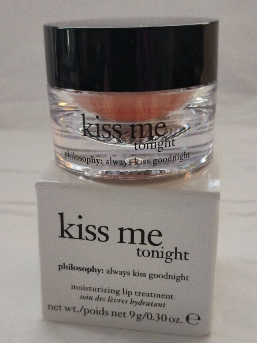 Philosophy Kiss Me Tonight Lip Balm Treatment Full Size 0.3 Oz. NWT